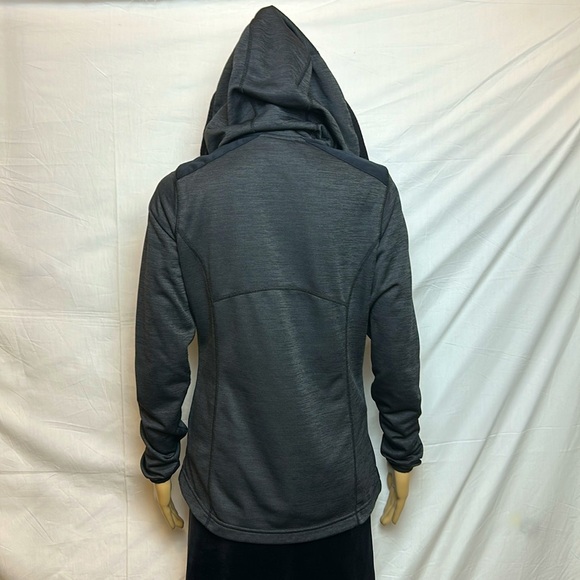Columbia Women’s Hoodie Jacket. Size Small. Heathered Charcoal Gray. Zip Front. - Picture 4 of 13